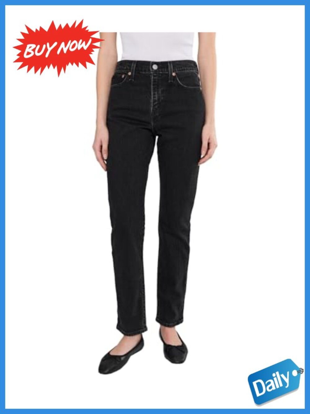 Levi's Wedgie Slim High Rise Skinny Jeans Stretch Cotton